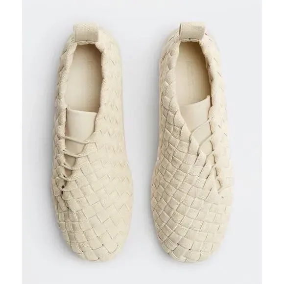 Bottega Veneta Tech Knit Stretch Sea Salt Sneakers 13 US (46  display picture 3
